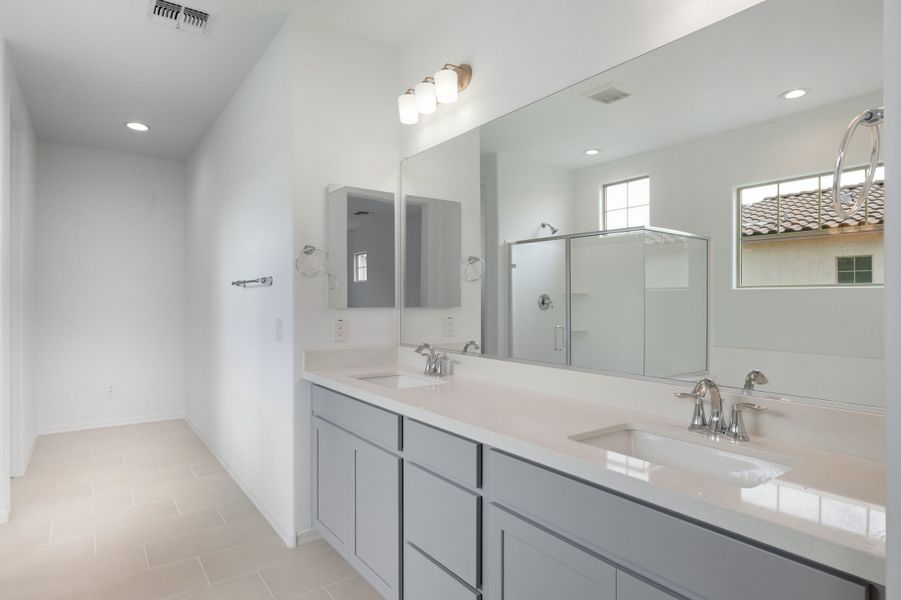 Furnished interior view inside a new home in Hawes Crossing, Mesa (Image 10).