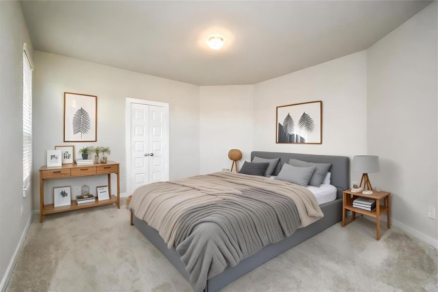 Virtually Staged - Primary Bedroom.