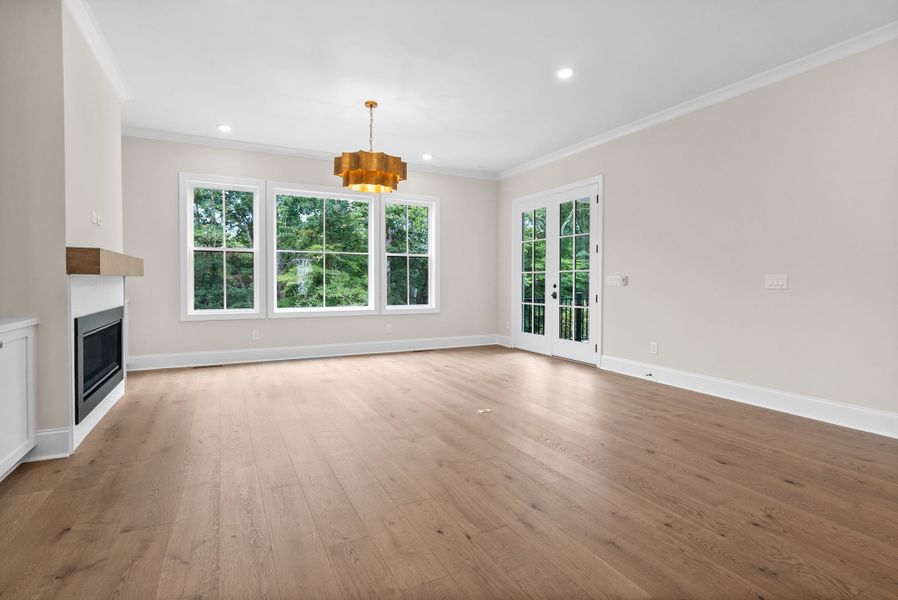 Representative unfurnished interior of a home built from the The Olmstead II by The Providence Group in Waterside Single Family, Peachtree Corners (Image 41).