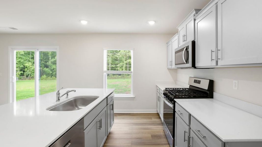 Furnished interior view inside a new home in Bentley Park, Greenwood (Image 9). Furnished interior view inside a new home in Bentley Park, Greenwood (Image 9).