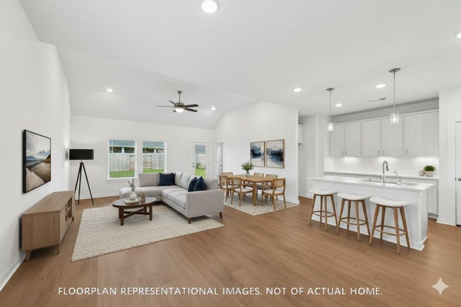 Furnished interior view inside a new home in Moran Ranch, Willis (Image 13). Furnished interior view inside a new home in Moran Ranch, Willis (Image 13).