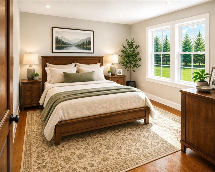 Furnished interior view inside a new home in , Emerson (Image 6).