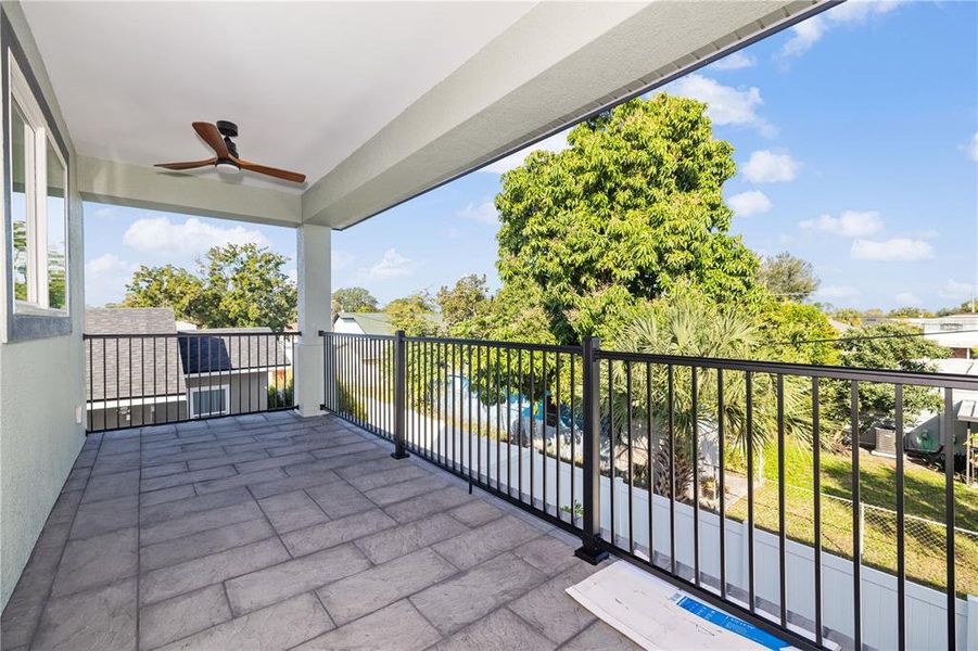 Exterior details and patio area of a home in , Tampa (Image 34).