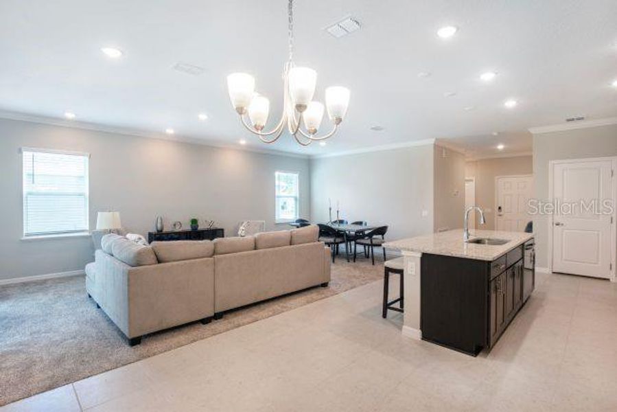 Furnished interior view inside a new home in , Ocala (Image 8).