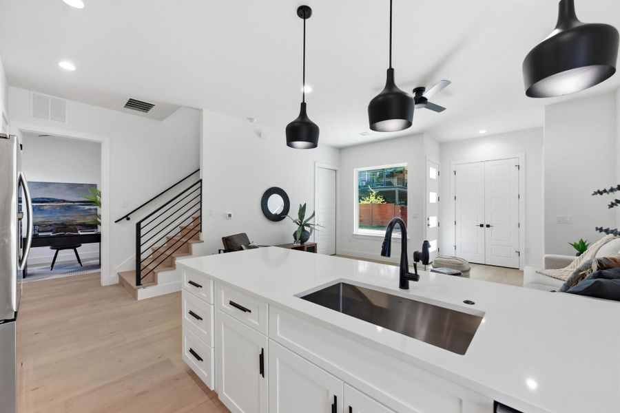 Furnished interior view inside a new home in , Austin (Image 10).