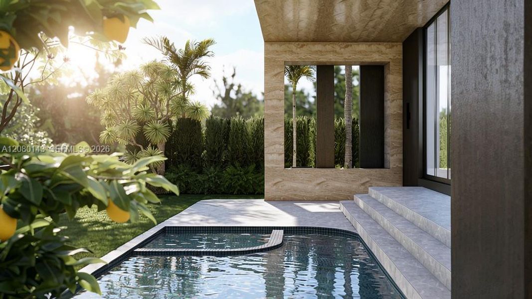 Exterior details and patio area of a home in , Bal Harbour (Image 3).