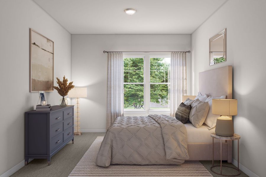 Furnished interior view inside a new home in Lagos Reserve, Manor (Image 11).