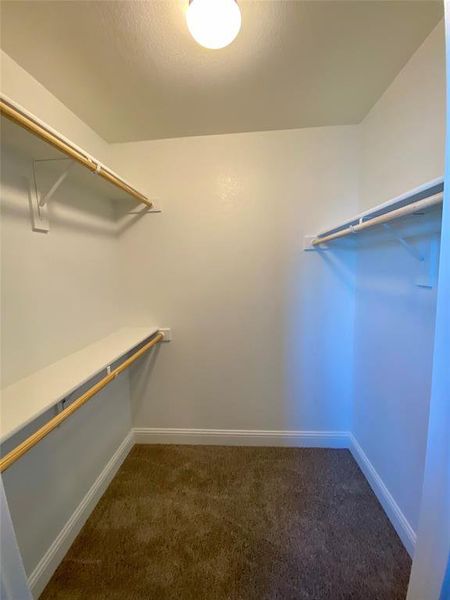 Huge walk-in closet with lots of storage in bed #4 upstairs.