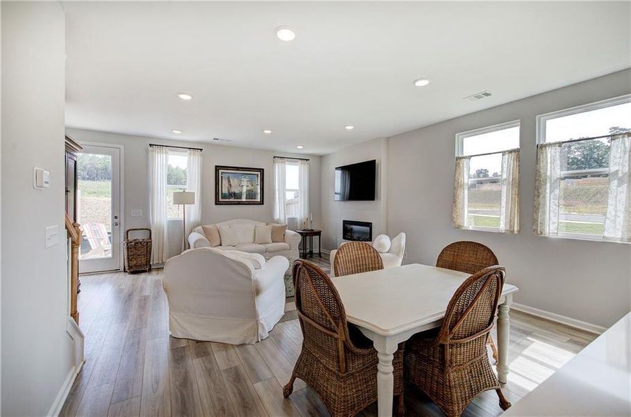 Furnished interior view inside a new home in , Cartersville (Image 12). Furnished interior view inside a new home in , Cartersville (Image 12).