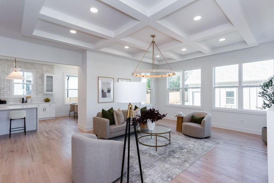 Furnished interior view inside a new home in , East Point (Image 12).