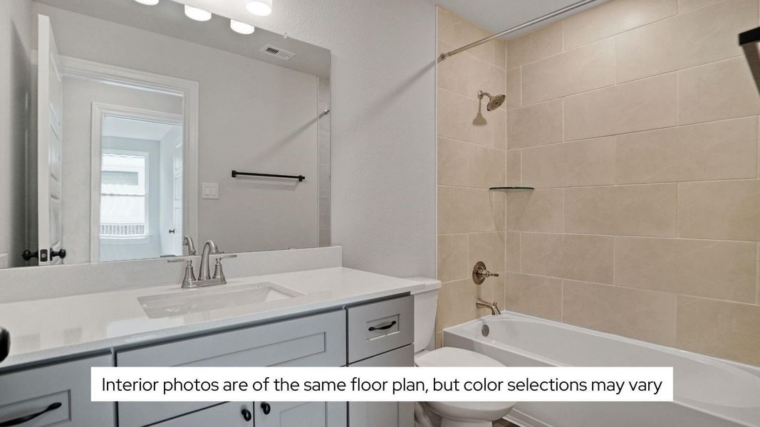 Furnished interior view inside a new home in Grand Oaks Reserve, Cleveland (Image 12).