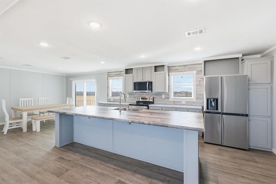 Furnished interior view inside a new home in , Gordonville (Image 6).