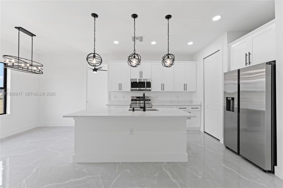 Furnished interior view inside a new home in , Lehigh Acres (Image 7).