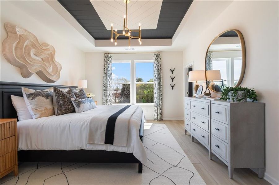 Furnished interior view inside a new home in Silverock, McDonough (Image 42).