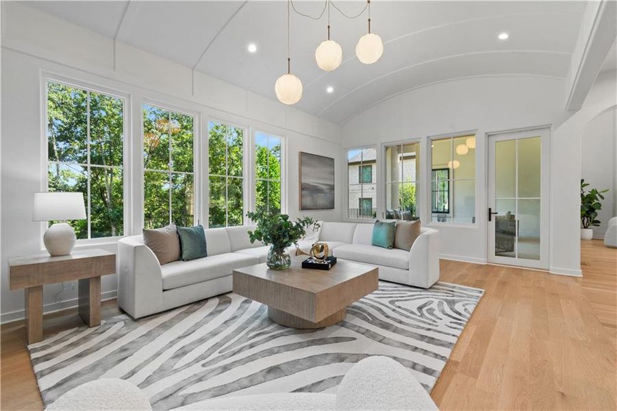 Furnished interior view inside a new home in , Alpharetta (Image 5).
