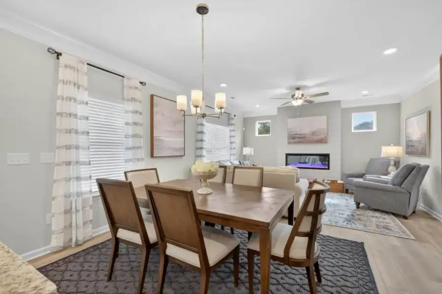 Furnished interior view inside a new home in The Stiles, Cartersville (Image 12).
