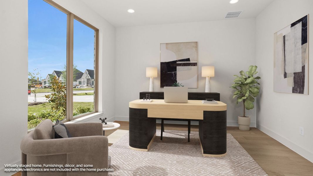 Furnished interior view inside a new home in Elyson, Katy (Image 8). Furnished interior view inside a new home in Elyson, Katy (Image 8).