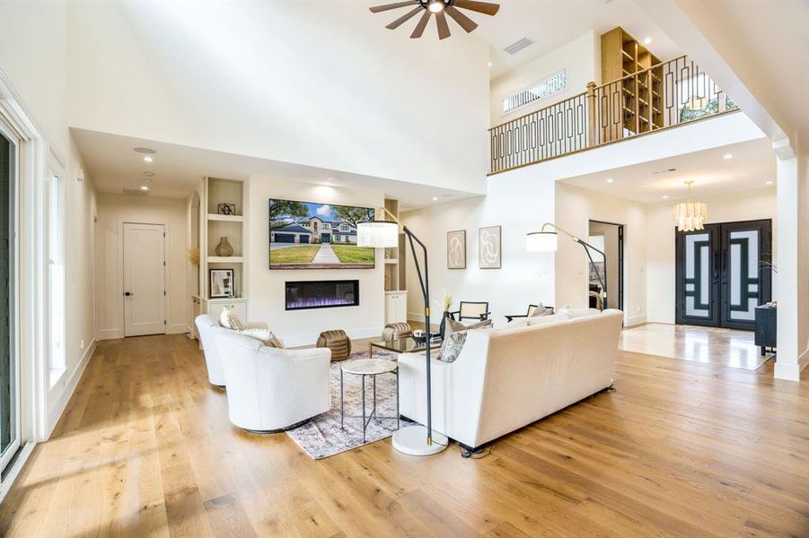 Furnished interior view inside a new home in , Dallas (Image 8).