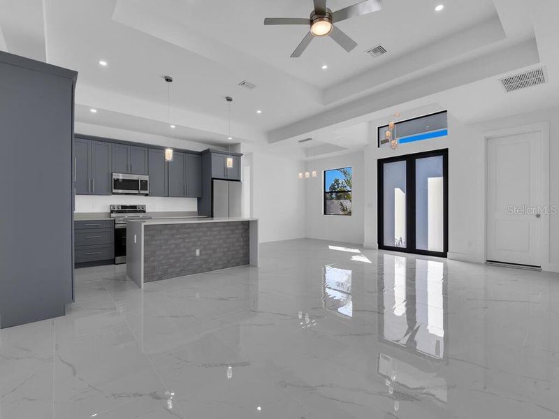 Furnished interior view inside a new home in , Lehigh Acres (Image 8).