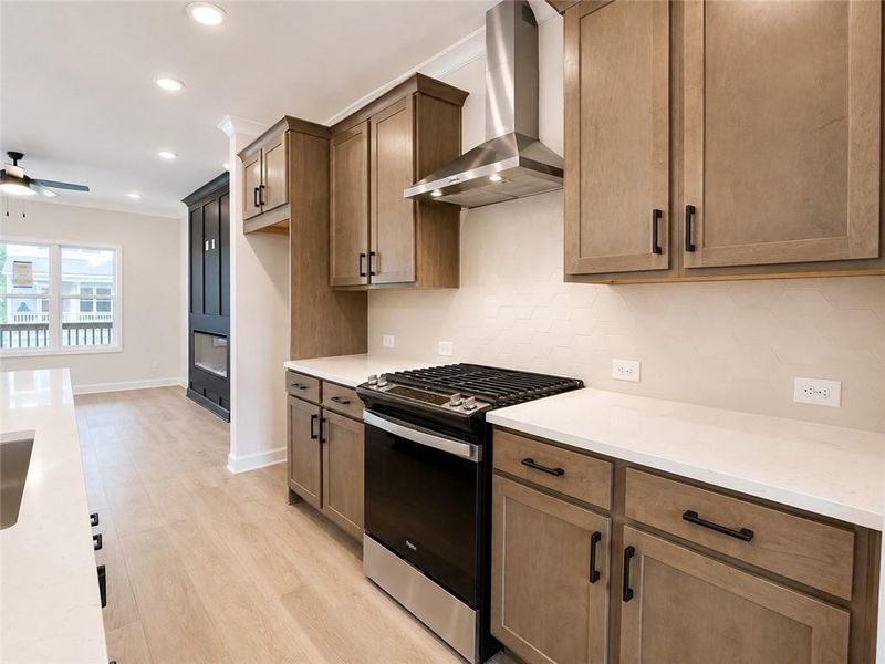 Furnished interior view inside a new home in Townes at South Main, Kennesaw (Image 7).