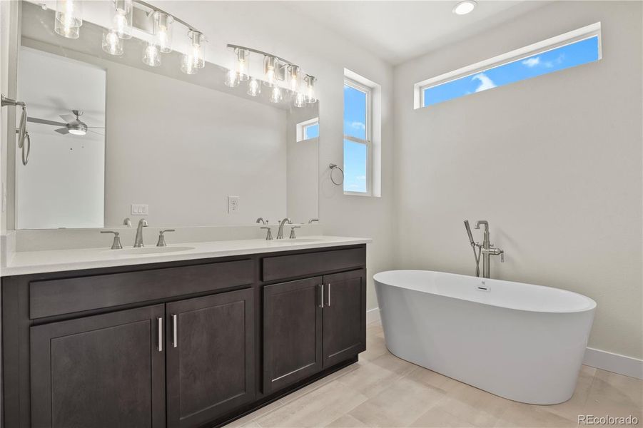 Furnished interior view inside a new home in , Colorado Springs (Image 12).