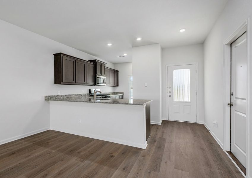 The kitchen has a wonderful breakfast bar. The kitchen has a wonderful breakfast bar.