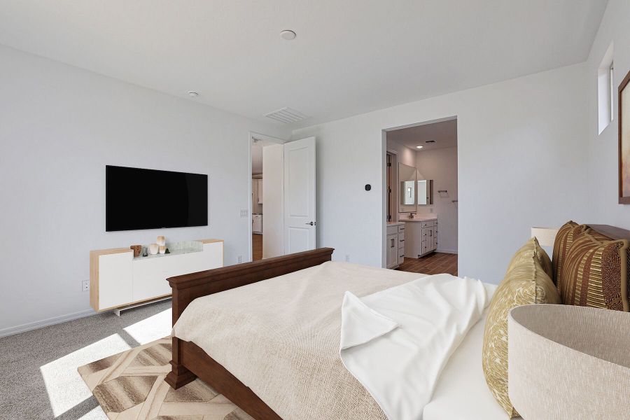 Representative furnished interior of a home built from the Harbor by Mattamy Homes in Empire Pointe, Queen Creek (Image 12).