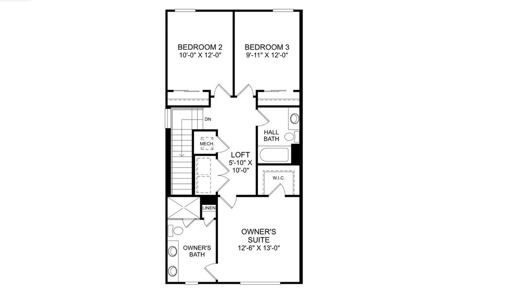 2D floor plan layout of this home in Westchase Station, Tampa, FL (Image 3). 2D floor plan layout of this home in Westchase Station, Tampa, FL (Image 3).