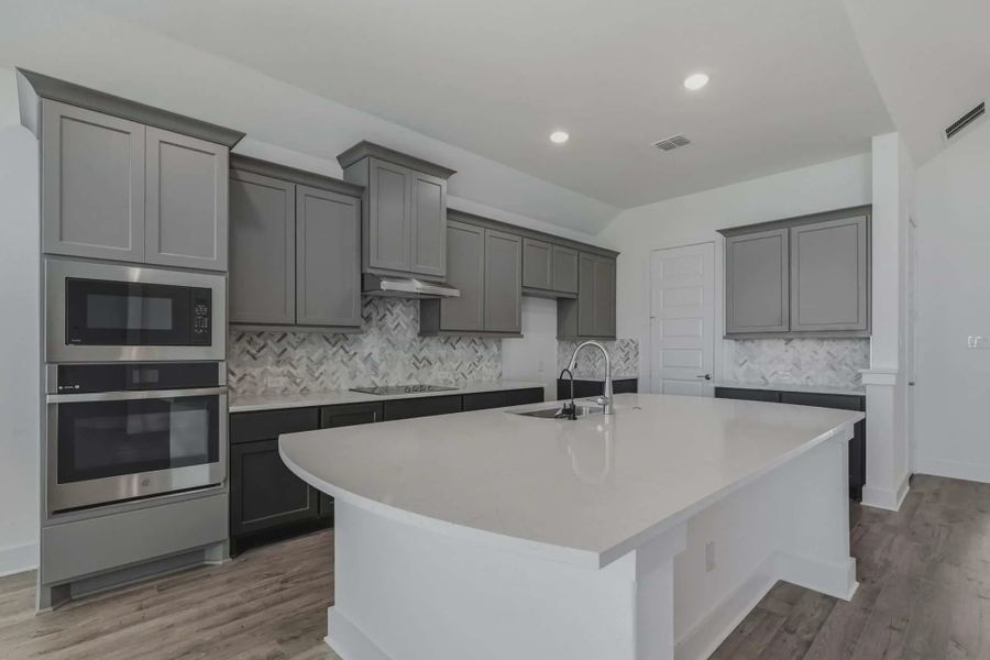 Representative furnished interior of a home built from the Brandon by Chesmar Homes in Sienna Lakes, San Antonio (Image 3).