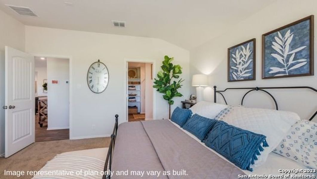Furnished interior view inside a new home in Redbird Ranch, San Antonio (Image 22).