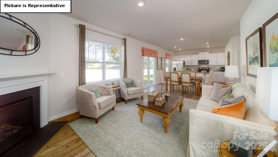 Furnished interior view inside a new home in Lakeshore at Windstone, Mooresville (Image 10).