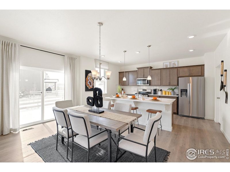 Furnished interior view inside a new home in Lakeside Canyon, Mead (Image 10).
