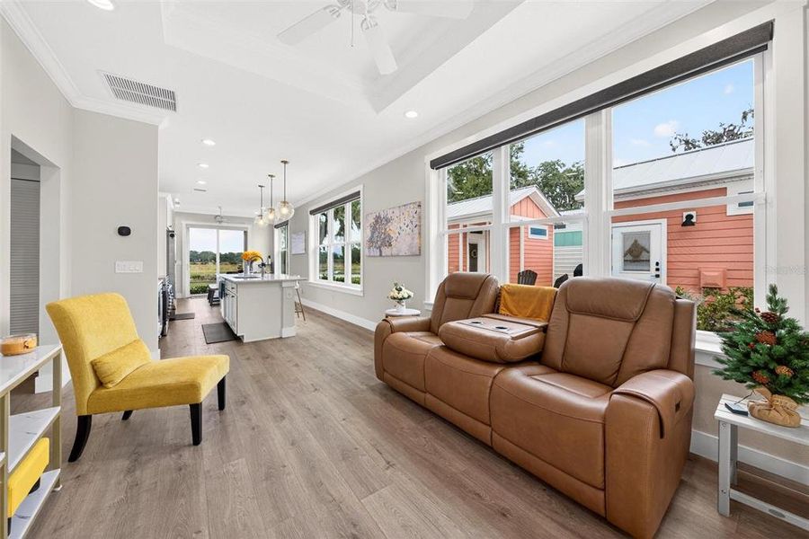 Furnished interior view inside a new home in , Oxford (Image 18).