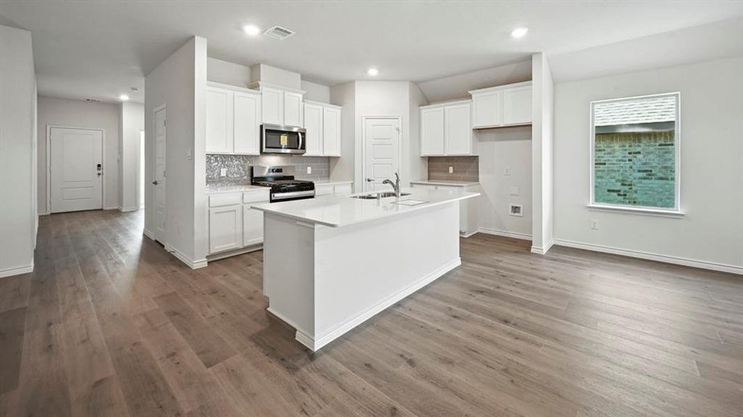 Furnished interior view inside a new home in Lilybrooke at Legacy Hills, Celina (Image 12). Furnished interior view inside a new home in Lilybrooke at Legacy Hills, Celina (Image 12).