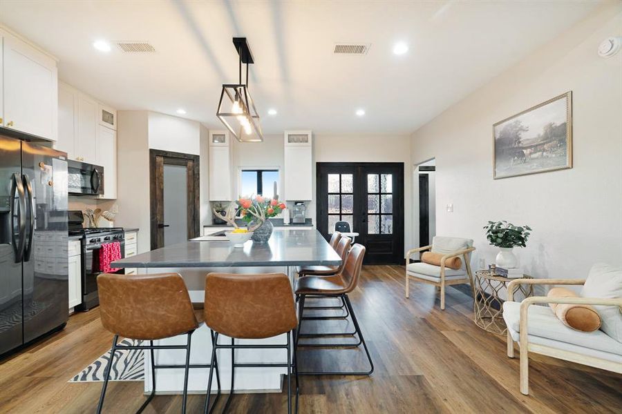 Furnished interior view inside a new home in , Honey Grove (Image 4).