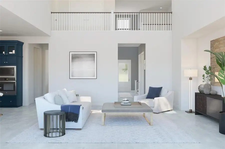 Furnished interior view inside a new home in Preserve at Deer Lakes, Sanford (Image 3).