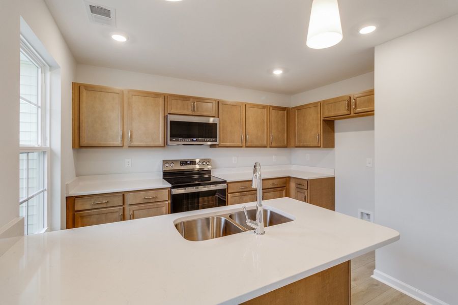 Furnished interior view inside a new home in Astoria, Columbia (Image 8).