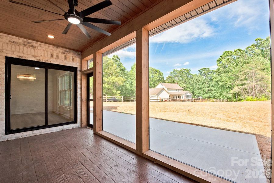 Exterior details and patio area of a home in , China Grove (Image 24).