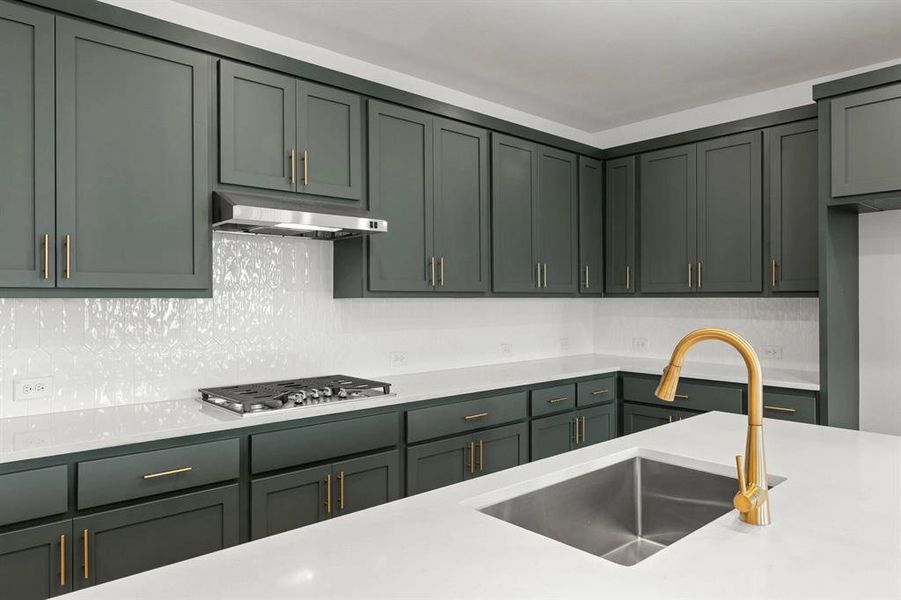 Close-up of interior finishes inside a home in Creekview Fossil Ridge, Pilot Point (Image 10).