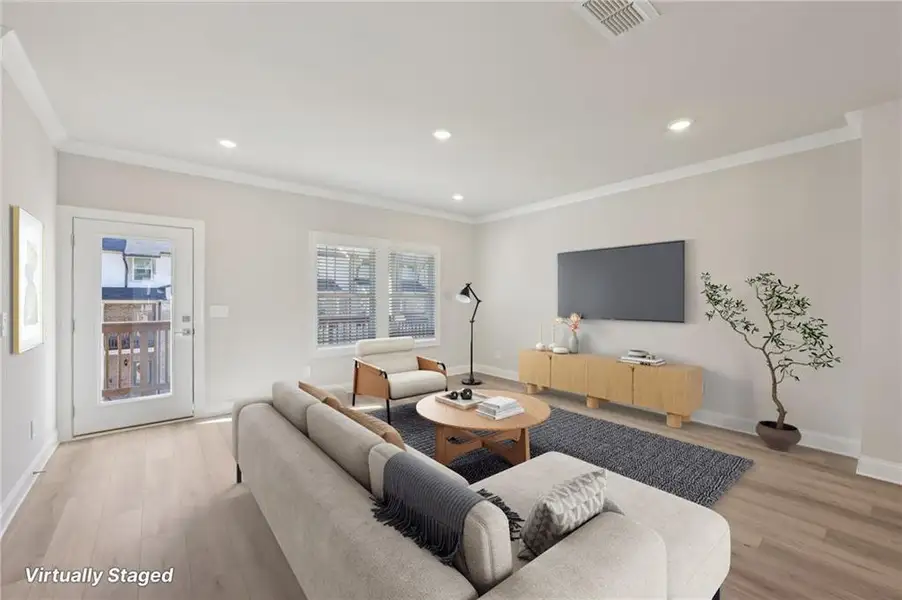 Furnished interior view inside a new home in , Lawrenceville (Image 9).