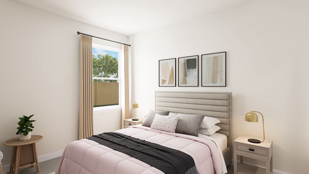 Furnished interior view inside a new home in Lagos Reserve, Manor (Image 4).