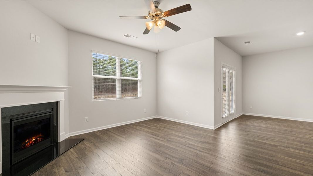 Spacious, unfurnished interior of a new home in Highland Hills, Graniteville (Image 16). Spacious, unfurnished interior of a new home in Highland Hills, Graniteville (Image 16).