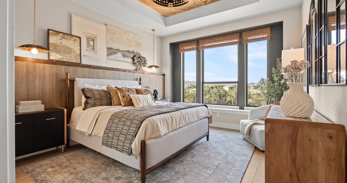 Furnished interior view inside a new home in Sweetwater, Austin (Image 13).