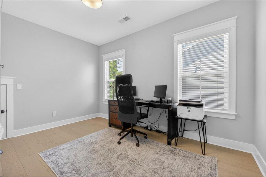 Furnished interior view inside a new home in Tidewater at Lakes of Cane Bay, Summerville (Image 39).