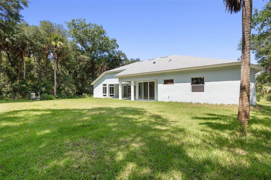 Exterior details and patio area of a home in , Flagler Beach (Image 34). Exterior details and patio area of a home in , Flagler Beach (Image 34).