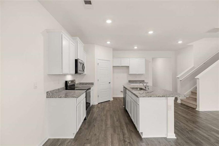 Furnished interior view inside a new home in Champion's Run, Lithonia (Image 8).