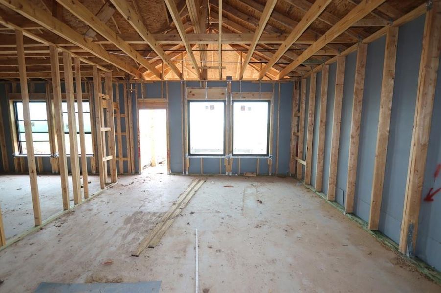 In-progress construction of a new home in Austin Point, Richmond, TX (Image 6). In-progress construction of a new home in Austin Point, Richmond, TX (Image 6).