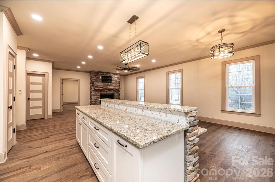 Furnished interior view inside a new home in , Newton (Image 6).