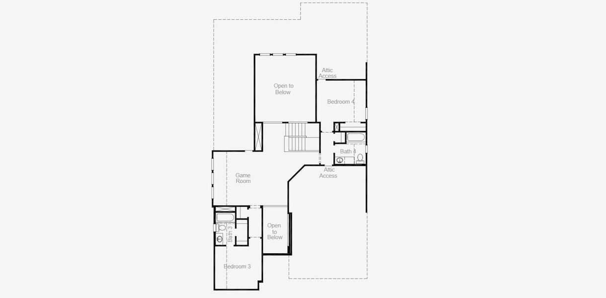 2D floor plan layout for the Goodlow by Coventry Homes in Ramble, Celina, TX (Image 26).