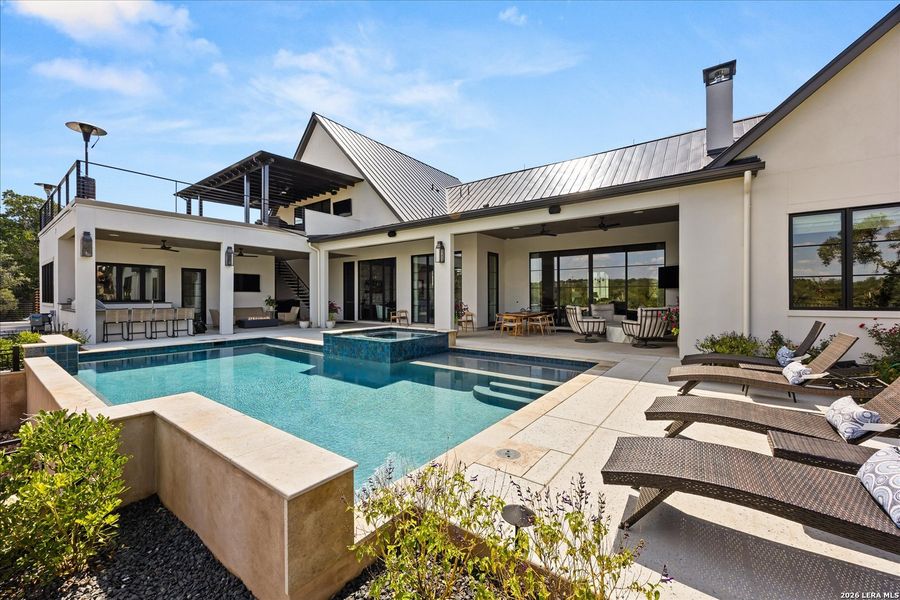 Exterior details and patio area of a home in , Fair Oaks Ranch (Image 32).